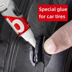 Car tire repair glue, glue for repairing tires, repairing side damage, repairing tire scratches