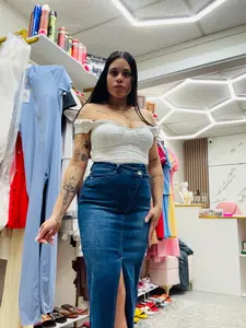 hermosa saya de dama