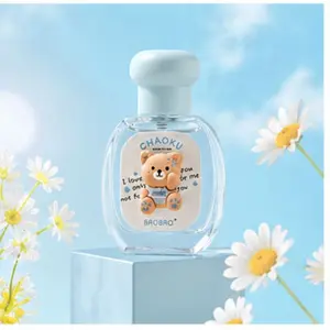 Cute Bear Perfume 25ML, Fresh & Elegant Scent, Long-Lasting Fragrance, Affordable Women's Cologne, Trendy Bag Accessory