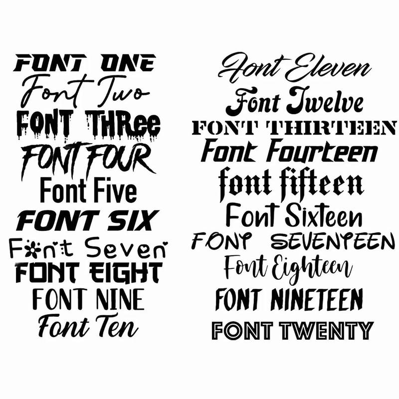 Custom Text Vinyl Decal 9x2 inch Personalized Car Decal Carbon Fiber Design for Car Lovers Gifts for Him & Her UV & Weather Resistant Rich Colors Easy Install