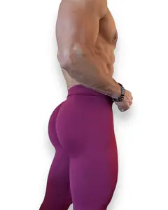 Plum Red Scrunch Butt Leggings