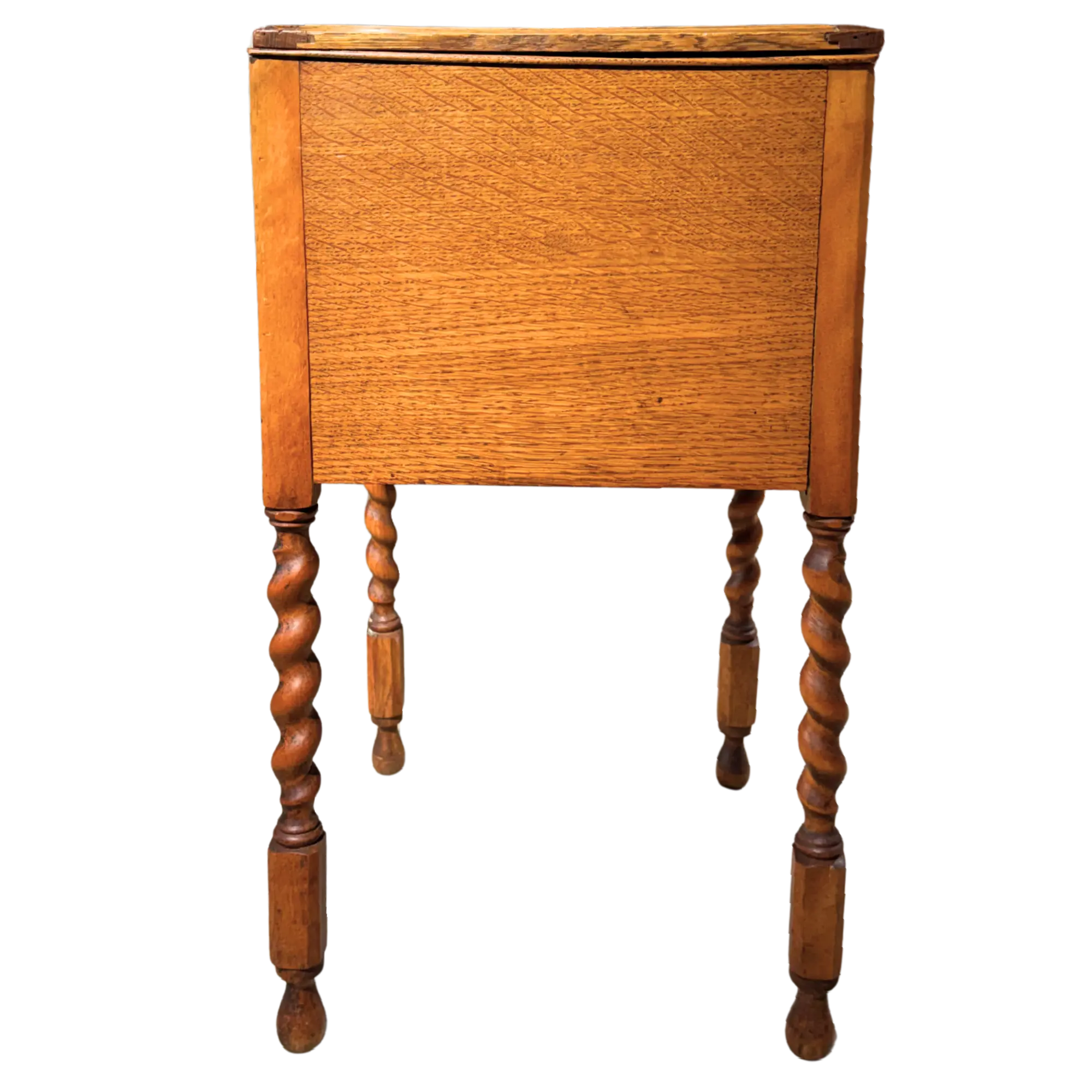 Turned Leg Lift Top Cabinet