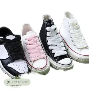 Thick 3/4" Width Flat Athletic Sneaker 54 Inch Shoelaces Footwear