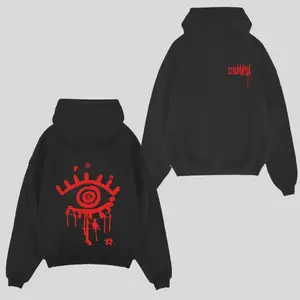 Fuerza Regida 111XPANTIA Red Design Mexicano Basic Comfort Cotton Pullover Unisex Hoodie 2 Sides For Fans