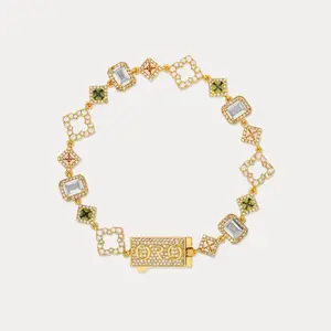 Midas Gemstone Bracelet - Gold