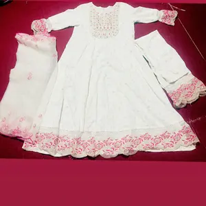 Anarkali sets Womenswear Traditional Cotton Overalls Women Pieces Suits