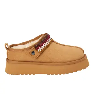 BEACH by Matisse Womens Storm Scuff Casual Slippers Casual - Brown