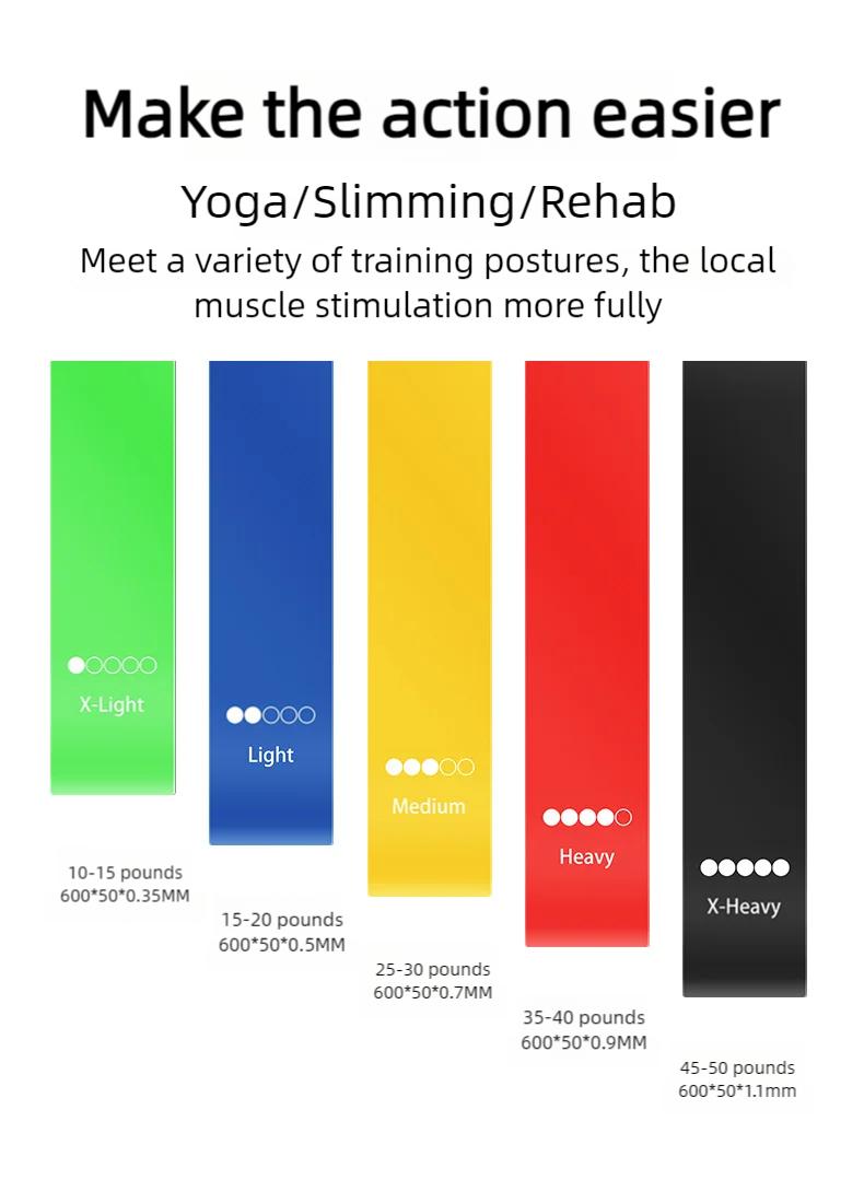 11pcs Yoga Resistance Band Set for Leg and Hip Sculpting, Multi-Level Tension Fitness Equipment with Ankle Straps, Ankle Support, and Foot Ankle Protection Kit