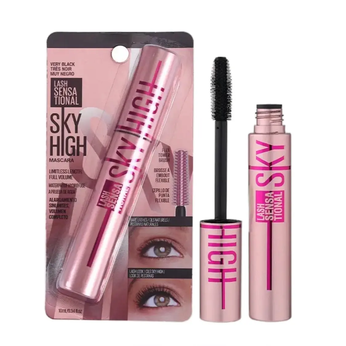 Eyelashes Lengthening Mascara Long Lasting Waterproof