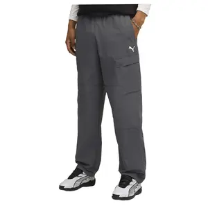 PUMA Mens Wardrobe Essentials Relaxed Cargo Pants Casual - Grey