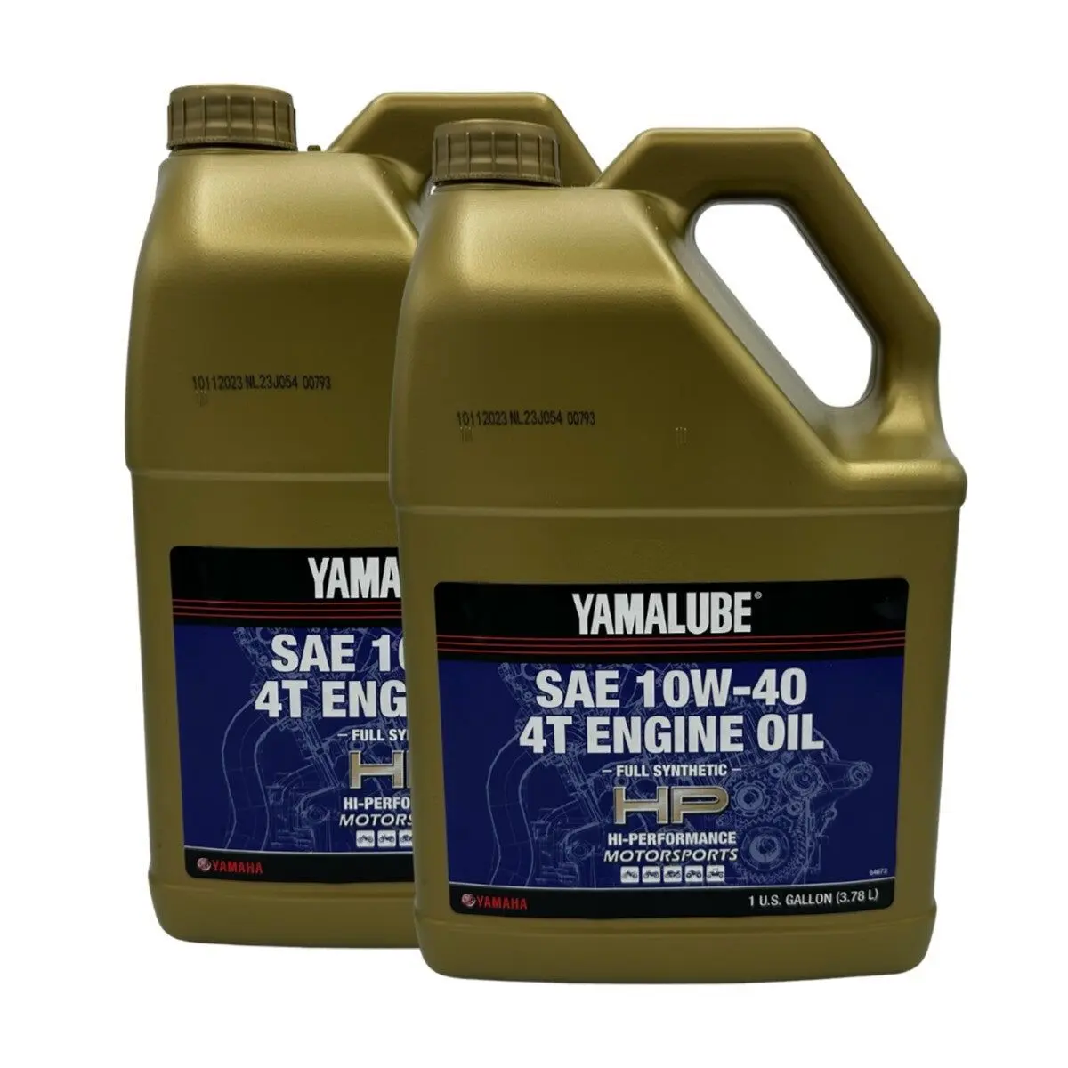 Yamalube 10W40 Full Synthetic 4T Hi-Performance Engine Oil LUB-10W40-FS-04-2PACK