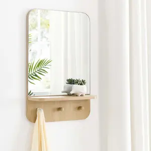 Modway Lumina Mirror in Oak
