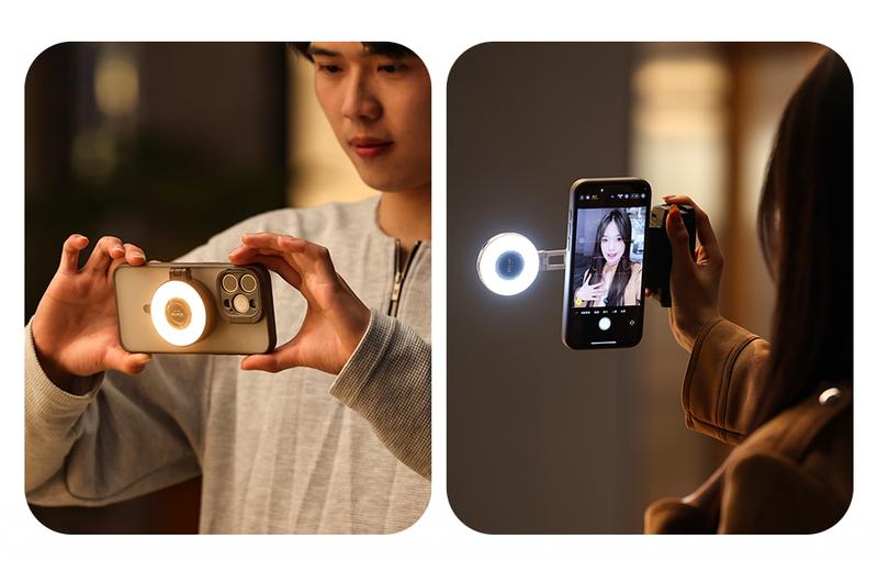 Ulanzi Magnetic Selfie Light LM19, LED Fill Light Compatible with Magsafe, LED Selfie Ring Light Ulanzi Magnetic Selfie Light LM19, LED Fill Light Compatible with Magsafe, LED Selfie Ring Light