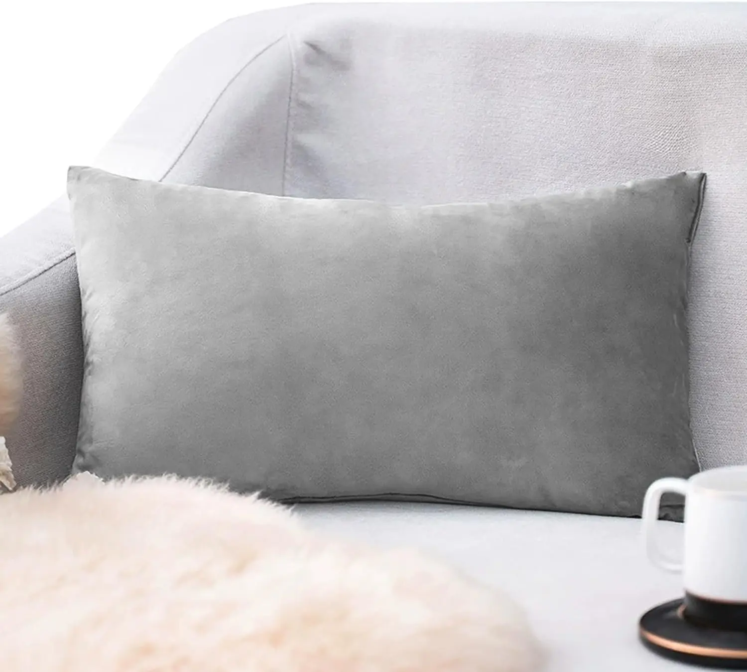 2PCS Velvet Throw Pillow