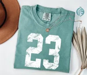 Comfort Colors Custom Number Shirt, Game Day Number Shirt, Custom School Team Number Shirt, Personalized Sports Number, Custom Mascot Shirt