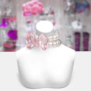 Bratz Doll Jewelry 1/6 Scale Necklace Designer Beaded Pink Girly Choker for Dolls by malinahDoll - Various