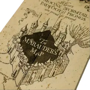 Magical Adventure Map Poster | Treasure Map Wall Art | Vintage Fantasy Map for Room Decor | Secret Path & Hidden Locations Illustration