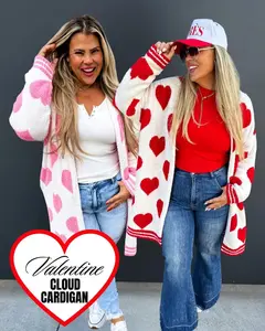 Love Hearts Valetine Reversible Cloud Cardigan by Blakeley