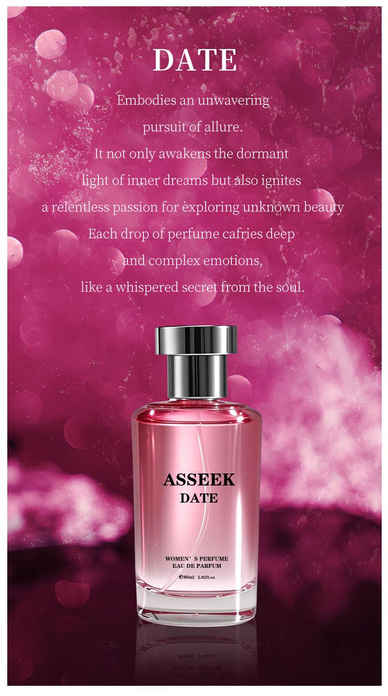 ASSEEK Women's Perfume, Long Lasting Floral Fruity Fragrance with Sicilian Mandarin, Jasmine Absolute & Amber, Daily Scented Perfume, 2.71oz (80ml)