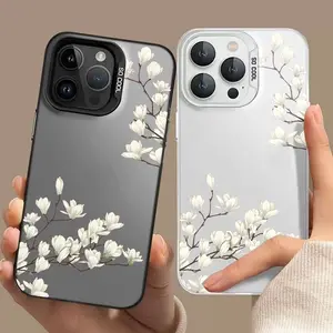 The Creative Silver IMD phone case with a cross pattern features a high-level appearance and is a fashionable and simple design. The protective case is suitable for iPhone 17 Pro Max/16/15/14 Pro Max/13/12/11 Pro Max. It's very light and very impressive