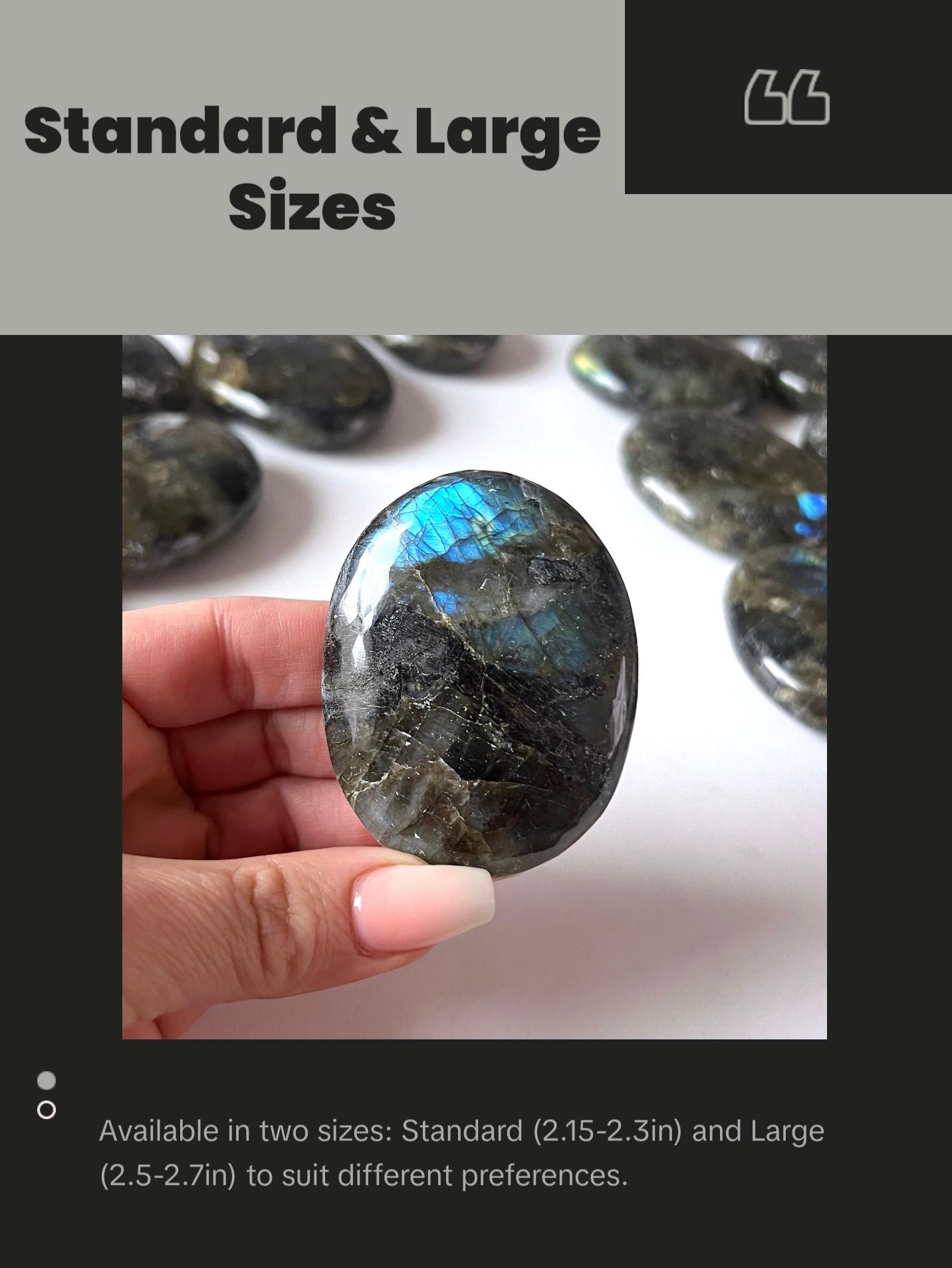 Labradorite Palm Stone