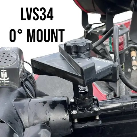 LVS-34 0° Mount Extension For Garmin Livescope -Fits Stock 8° Mount- LVS34 only