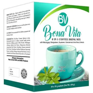 Superfood Coffee |   BV8 All-Natural 8-in-1 Blend for Energy & Clarity |   Limited Promo Sale, Gluten-Free, Instant
