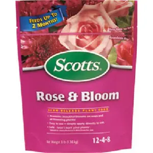 212 MAIN Slow-Release Rose & Bloom Food, 3lb Garden Fertilizer to Boost Blooms for Home Improvement Garden Supplies Needs