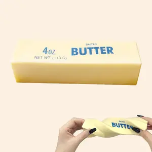 Squeeze Butter Squishy Toy, PU Material Butter Stick Slow Rising Squeeze Food Fidget Toy for Office School