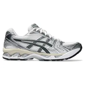 ASICS Gel-Kayano 14 Male Workout Sneakers - White Graphite Grey, 1203A537-110, Mesh Upper, Chunky Closed Mesh Toe, Laces, US M 10, 100% Authenticity Guaranteed, Casual Athletic Shoes