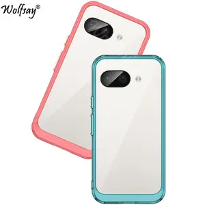 Transparent Case For Google Pixel 9A Case Anti-knock Silicone Colorful Cover Google Pixel 9A Case For Google Pixel 9A 9 Pro XL