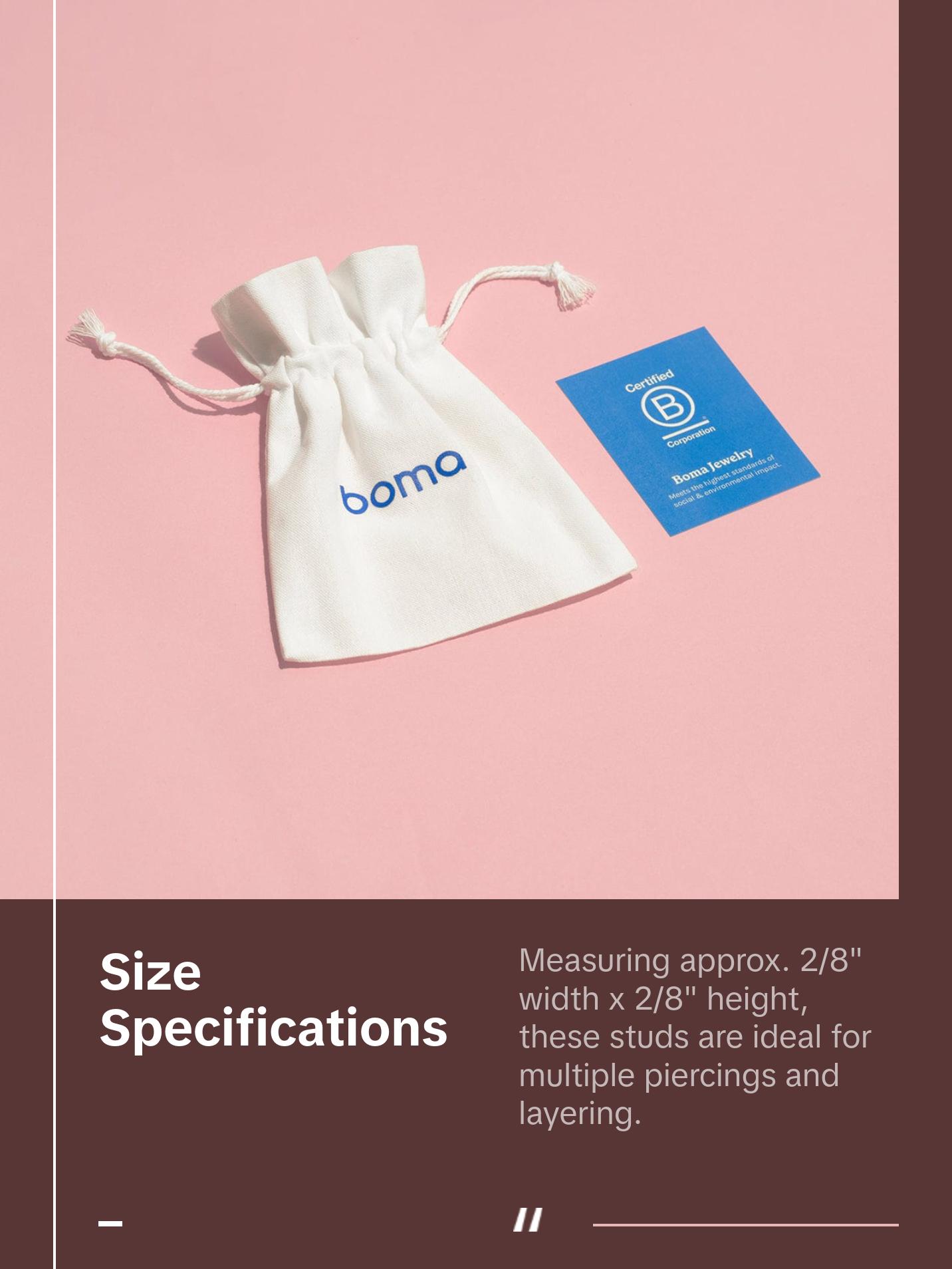 Marijuana Leaf Studs