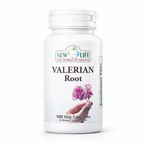 New Life Valerian Root 1000mg, Valeriana Officinalis, 100 Veg Capsules for Natural Sleep Aid & Relaxation Support