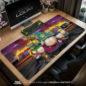 South Park Wizard Mouse Pad Fantasy Chaos Gaming Desk Mat Gaming Desk Mat Gaming Mouse Pad Office Mousepad