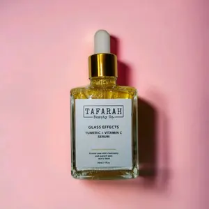 Glass Effects Turmeric & Vitamin C Skincare Serum for Hyperpigmentation and Skin Repair