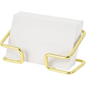 Metal Business Card Holder for Desk, Cute Card Display Stand, Compatible with Various Countertops, Office Organizer, Desk Accessories