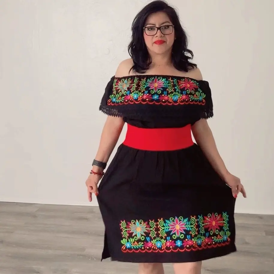 Amazing Tradicional Mexican Dress Casual Comfort