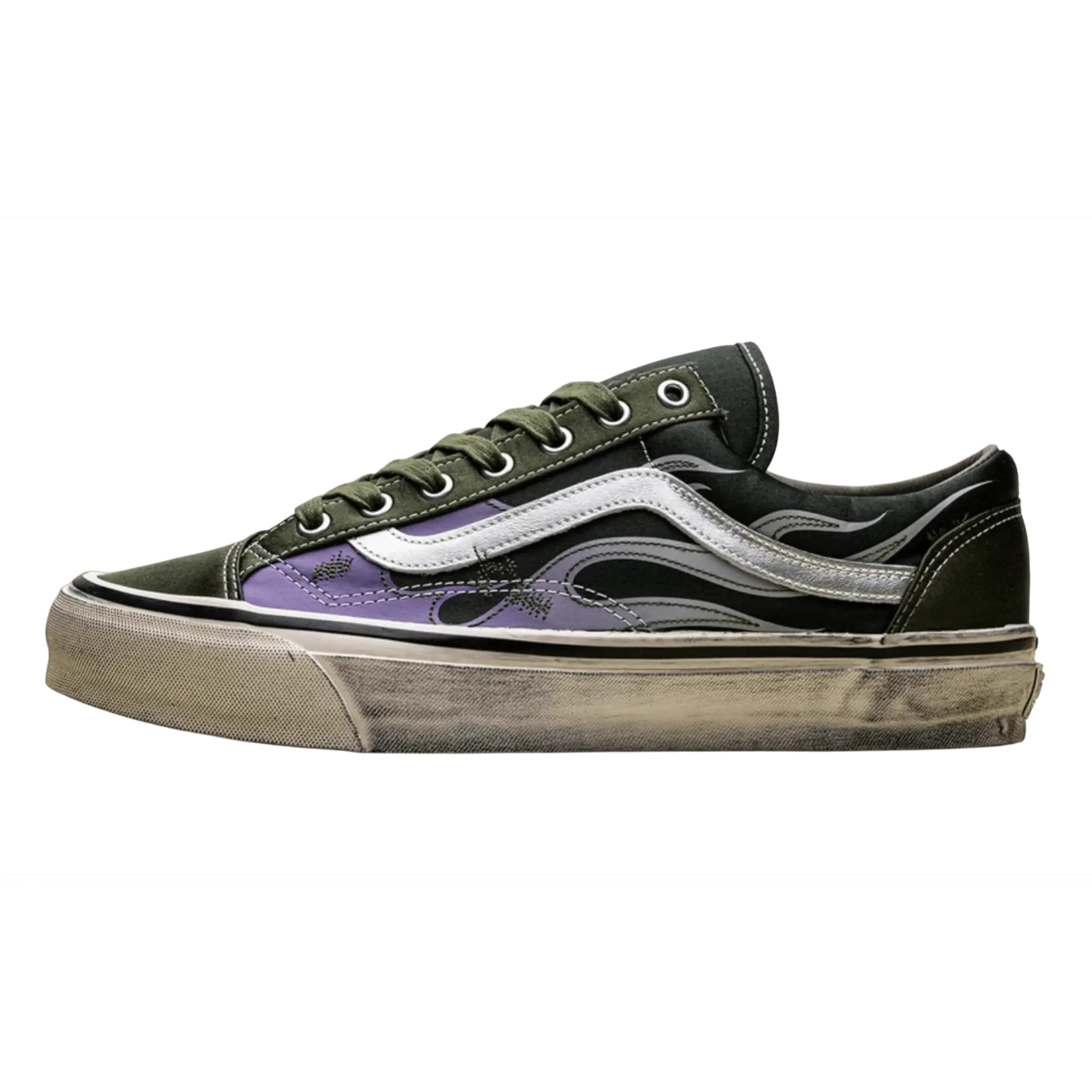 1255821 Vans LX Old Skool Archive Flame Green
