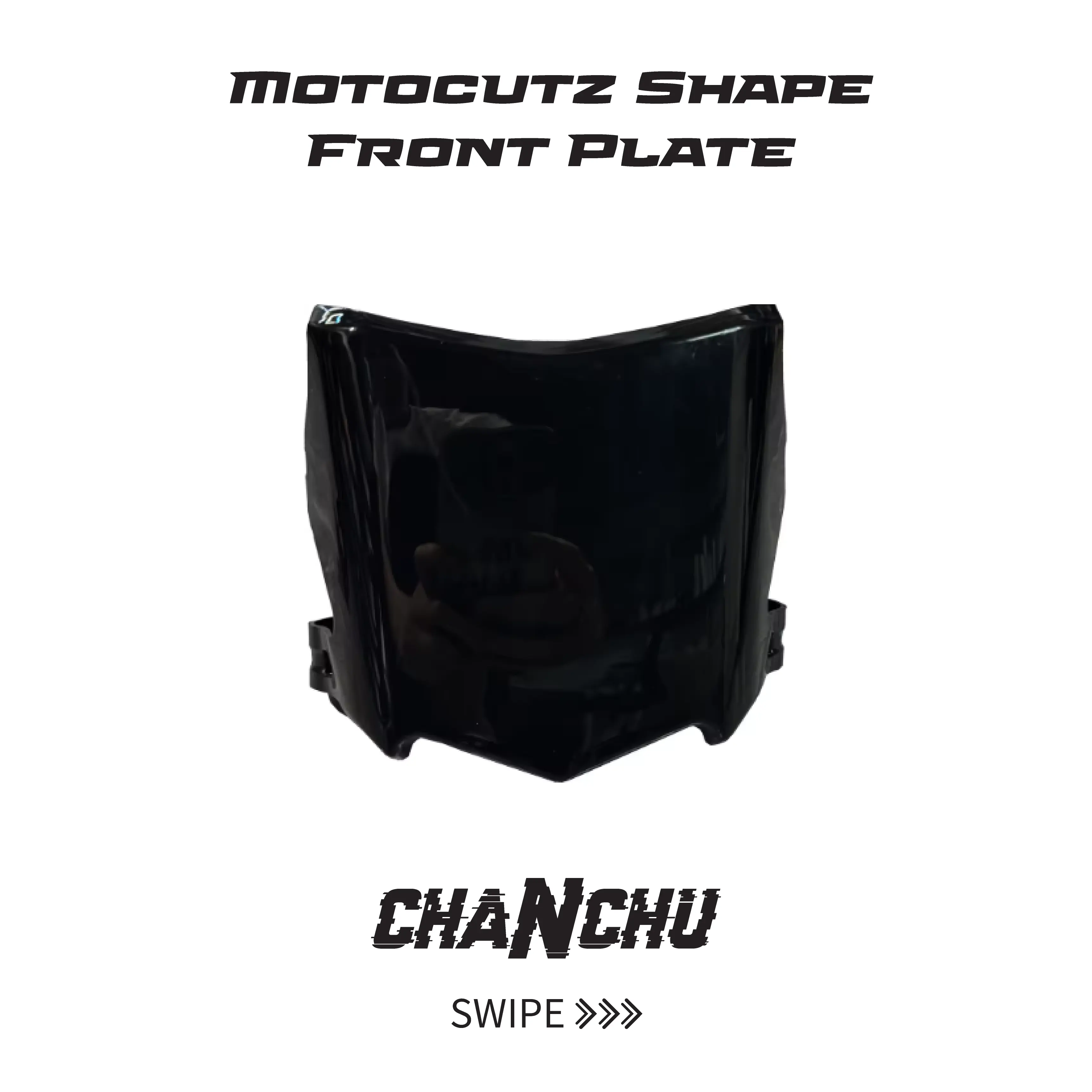 Motocutz style number plate for ebike