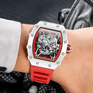 Relojes ONOLA original de cuarzo elegante Minimalismo popular, banda Silicona de 25cm