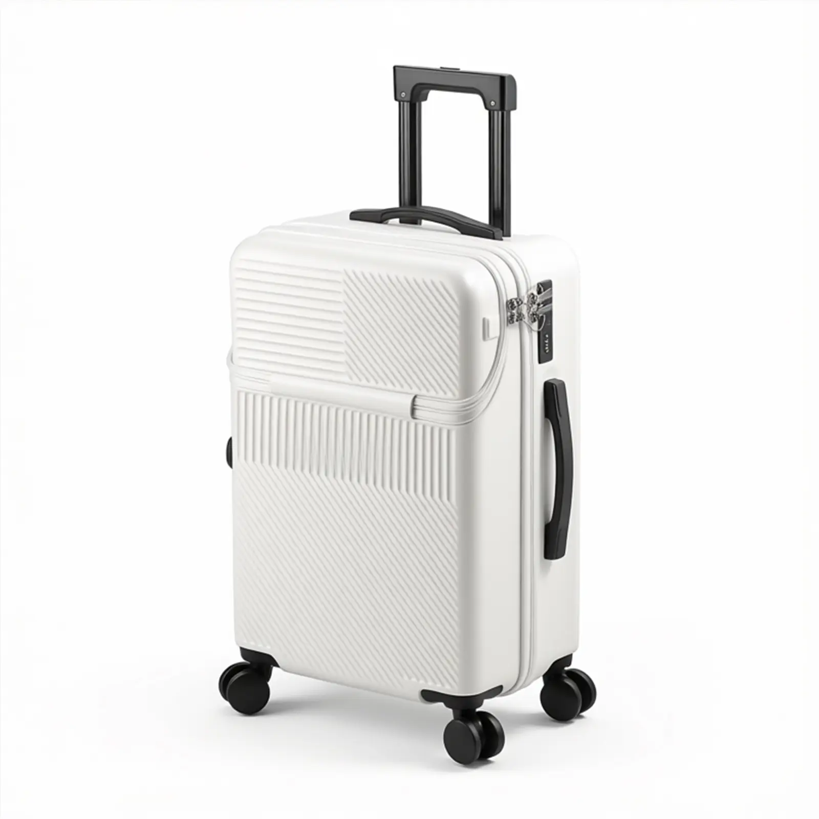 Carry on Luggage Airline Approved, Carry-on Luggage for The Business Trip with Front Pocket, 20 inch Hardshell PC Carry on Suitcases with Wheels, Combination Lock, USB Port front-opening design