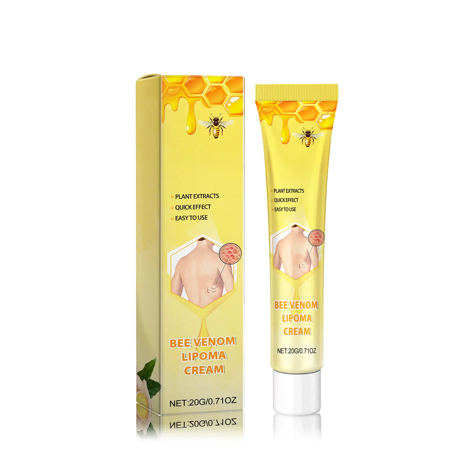 Bee Venom Body Care Cream, Gentle Moisturizing Skin Care Balm for Nourishing, Softening & Smoothing Skin, Daily Body Care