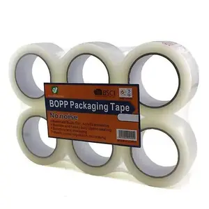 Packing Tape 6 Rolls 2 Inch x 110 Yards (330 Feet) Per Roll Carton Sealing Tape for Shipping Packaging Moving Office Storage & Tape Gun Refills 2 Mil 660 Total Yards