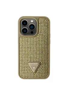 GUESS Female Rhinestone iPhone 15 Pro Case
