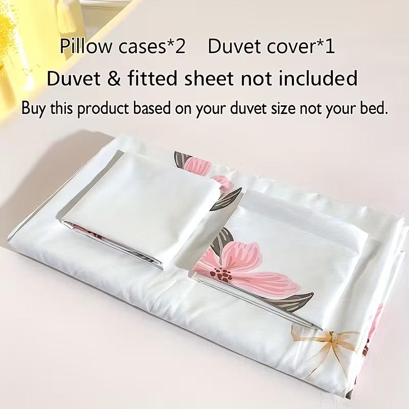 3pcs Fashion Fresh Bedding Set, Farmhouse Floral Print Sheet Set, Decorative Bedsheet Sets, Soft Comfortable Sheets, Bedroom Guest Room Use