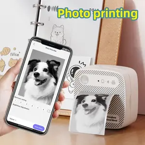 B3 Portable Bluetooth Thermal Photo Printer – Inkless Sticker & Label Maker, Compatible with i.O.S & A.n.d.r.o.i.d