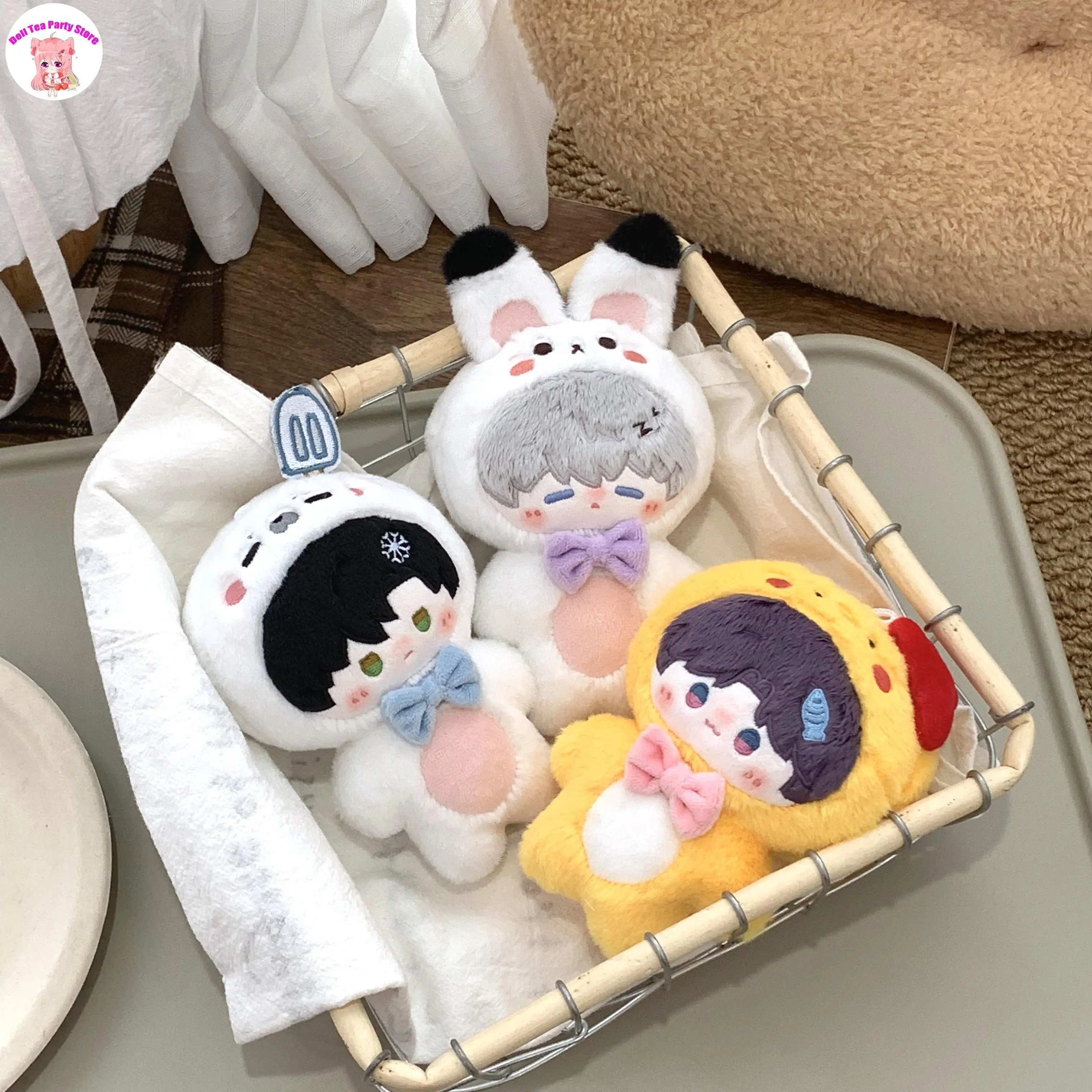 Anime Peripheral Love and Deepspace Zayne Xavier Sylus Rafayel Caleb Cute Starfish Body Cotton Doll Pendant Plush Toy 10cm Gifts