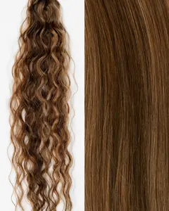 Signature Tape-In, Curly | Dark Chestnut/Medium Ash #6/10