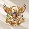 US 250th Anniversary Brooch Pin, USA 250th Anniversary Metal Lapel Pin, Patriotic Eagle Rhinestone Lapel Pin, Independence Day Souvenir Gift