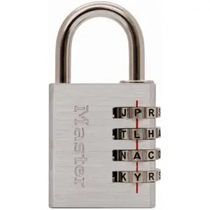 Master Lock 643DWD 1.56 in. Aluminum Alpha Luggage Lock